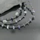 3 Strand Navajo .925 Sterling Silver Turquoise and Lapis Native American Necklace 15585-3 3 Strand Navajo .925 Sterling Silver Turquoise and Lapis Native American Necklace 15585-3