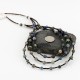 Certified Authentic 3 Strand Navajo .925 Sterling Silver Turquoise and Lapis Native American Necklace 370986805118
