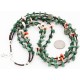 Certified Authentic 3 Strand Navajo .925 Sterling Silver Turquoise Jade Native American Necklace 15873-1 Certified Authentic 3 Strand Navajo .925 Sterling Silver Turquoise Jade Native American Necklace 15873-1