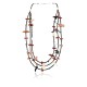 Certified Authentic 3 Strand Navajo .925 Sterling Silver Turquoise Native American Necklace 371007282199