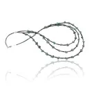 3 Strand Navajo .925 Sterling Silver Turquoise Native American Necklace 390713847317