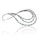 Certified Authentic 3 Strand Navajo .925 Sterling Silver Turquoise Native American Necklace 390713847317