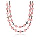 Certified Authentic 3 Strand Navajo .925 Sterling Silver Turquoise Quartz 8941 Native American Necklace 15894-1