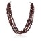 Certified Authentic 4 Strand Navajo .925 Sterling Silver Natural Jasper Native American Necklace 16007
