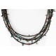 Certified Authentic 5 Strand Navajo .925 Sterling Silver Natural Turquoise and Coral Native American Necklace 371068408907