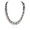 Certified Authentic 5 Strand Navajo .925 Sterling Silver Turquoise and Coral Native American Necklace 16082