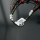 Certified Authentic 5 Strand Navajo .925 Sterling Silver Turquoise and Coral Native American Necklace 750107-7