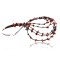 Certified Authentic 5 Strand Navajo .925 Sterling Silver Turquoise and Jasper Native American Necklace 390745913884