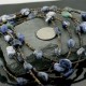 Certified Authentic 5 Strand Navajo .925 Sterling Silver Turquoise and Lapis Native American Necklace 15401-10