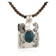 Certified Authentic .925 Sterling Silver and Nickel Handmade Navajo Natural Turquoise Tigers Eye Native American Necklace 94005-6-95001-1 Certified Authentic .925 Sterling Silver and Nickel Handmade Navajo Natural Turquoise Tigers Eye Native American Necklace 94005-6-95001-1