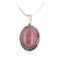 Certified Authentic .925 Sterling Silver Handmade Navajo Natural Charoite Native American Necklace  12885-4