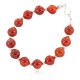 Certified Authentic .925 Sterling Silver Navajo Natural Agate Native American Bracelet 13040-4