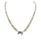 .925 Sterling Silver Navajo Natural Amethyst and Graduated Heishi Native American Necklace 7501008-54 .925 Sterling Silver Navajo Natural Amethyst and Graduated Heishi Native American Necklace 7501008-54