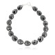 Certified Authentic .925 Sterling Silver Navajo Natural Hematite Native American Bracelet 12907-2