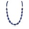 Certified Authentic .925 Sterling Silver Navajo Natural Lapis Lazuli Native American Necklace 25286-4
