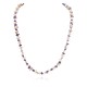 Certified Authentic .925 Sterling Silver White Howlite Amethyst Native American Necklace 15349-14