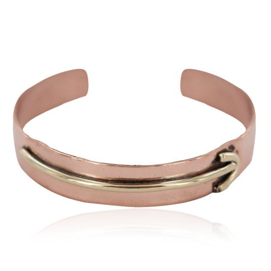 Certified Authentic Arrow Handmade Pure Navajo Native American Brass Copper Bracelet 13140-5 Certified Authentic Arrow Handmade Pure Navajo Native American Brass Copper Bracelet 13140-5
