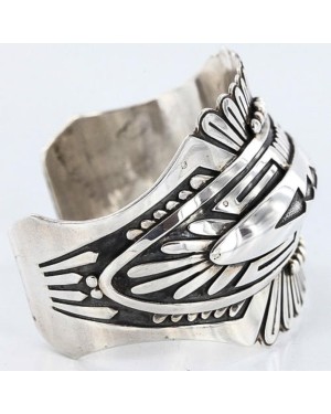 Certified Authentic Arrow Navajo .925 Sterling Silver Hyson Craig Native American Bracelet 390767729238