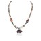 Certified Authentic Bear Navajo .925 Sterling Silver Natural Turquoise Graduated Heishi Red Jasper Hematite Native American Necklace 16090-5