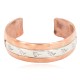 Certified Authentic Bear paw Navajo .925 Sterling Silver Handmade Native American Pure Copper Bracelet 13100-1 Certified Authentic Bear paw Navajo .925 Sterling Silver Handmade Native American Pure Copper Bracelet 13100-1