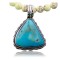 Certified Authentic Ben T Navajo .925 Sterling Silver Turquoise Native American Necklace 371258085938