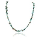 Certified Authentic C Litlte Navajo .925 Sterling Silver Natural Turquoise Native American Necklace 371051447164