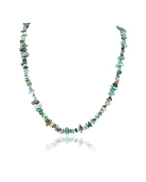 Certified Authentic C Litlte Navajo .925 Sterling Silver Natural Turquoise Native American Necklace 371051447164