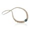 Certified Authentic C. Navajo .925 Sterling Silver Graduated Melon Shell and Turquoise Native American Necklace 15213-61