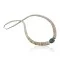 C. Navajo .925 Sterling Silver Graduated Melon Shell and Turquoise Native American Necklace 15213-61