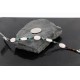 Certified Authentic Charlene Litle Navajo .925 Sterling Silver Natural Turquiose and Quartz Native American Bracelet 370982312891 Certified Authentic Charlene Litle Navajo .925 Sterling Silver Natural Turquiose and Quartz Native American Bracelet 370982312891