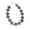 Certified Authentic Cross Nickel Navajo Natural Hematite Native American Bracelet 13048-4