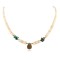 Certified Authentic Drop Navajo .925 Sterling Silver Natural Turquoise Graduated Melon Shell Native American Necklace 15632-48