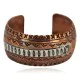 Feather Navajo .925 Sterling Silver Handmade Native American Pure Copper Bracelet 12865-2 Feather Navajo .925 Sterling Silver Handmade Native American Pure Copper Bracelet 12865-2