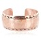 Certified Authentic Hammered Handmade Navajo Pure Copper Native American Bracelet 12963
