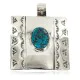 Handmade Bear Paw Navajo Pendant with Natural Turquoise, Nickel, Model NB160211180351 Handmade Bear Paw Navajo Pendant with Natural Turquoise, Nickel, Model NB160211180351