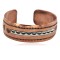 Certified Authentic Handmade Maze Horse Navajo .925 Sterling Silver Native American Pure Copper Bracelet  92018-15