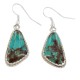 Certified Authentic Handmade Navajo .925 Sterling Silver Natural Mountain Turquoise Dangle Native American Earrings 97008-1 Certified Authentic Handmade Navajo .925 Sterling Silver Natural Mountain Turquoise Dangle Native American Earrings 97008-1