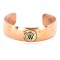 Certified Authentic Handmade Navajo Brass Native American Pure Copper Bracelet 13097-1