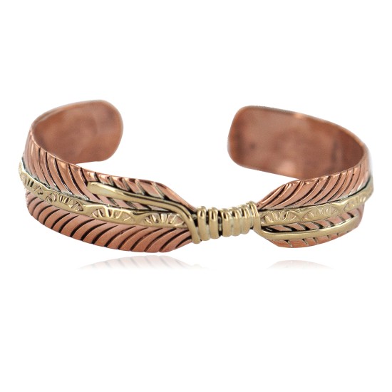 Certified Authentic Handmade Navajo Brass Native American Pure Copper Bracelet 92023-4 Certified Authentic Handmade Navajo Brass Native American Pure Copper Bracelet 92023-4