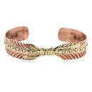 Handmade Navajo Copper Brass Bracelet NB160226191341