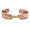 Certified Authentic Handmade Navajo Brass Native American Pure Copper Bracelet  92023-6