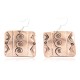 Certified Authentic Handmade Navajo Mountain Wave Pure Copper Dangle Native American Earrings 18169 Certified Authentic Handmade Navajo Mountain Wave Pure Copper Dangle Native American Earrings 18169