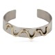 Certified Authentic Handmade Navajo Native American Brass Nickel Bracelet 13140-4