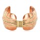 Certified Authentic Handmade Navajo Native American Pure Copper and Brass Bracelet 12793