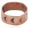 Certified Authentic Handmade Navajo Native American Pure Copper Ring 17094-4