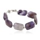 Certified Authentic Navajo Natural Amethyst Link Native American Bracelet 12742-108 Certified Authentic Navajo Natural Amethyst Link Native American Bracelet 12742-108
