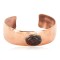 Certified Authentic Handmade Navajo Natural Red Jasper Native American Pure Copper Bracelet 13111-5