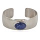 Certified Authentic Handmade Navajo Navajo Natural Lapis Native American Nickel Bracelet 13141-3