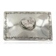 Certified Authentic Handmade Navajo Nickel Natural White Buffalo Native American Buckle 1217-1