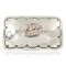 Certified Authentic Handmade Navajo Nickel White Howlite Native American Buckle 1208-1